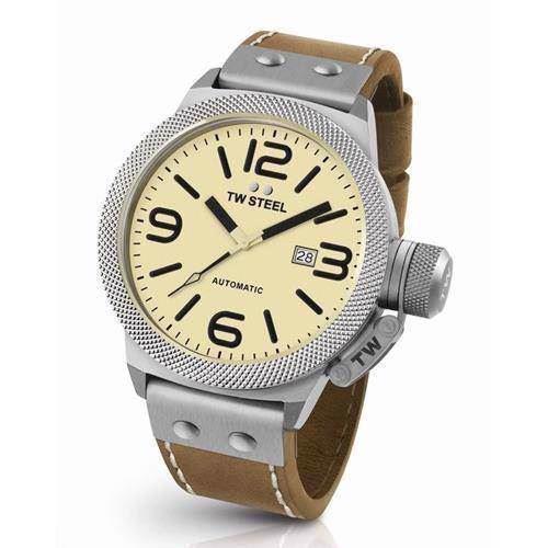 Image of cream 45 mm Automatik Herre ur fra TW Steel Canteen